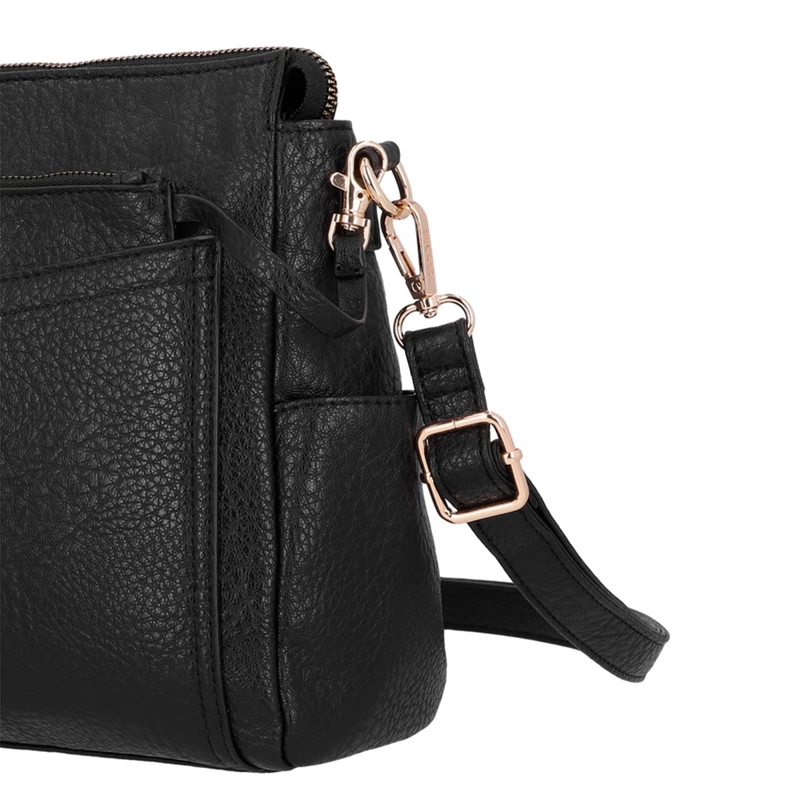 CARTERA BANDOLERA SECRET EDESSA NEGRO  - 6