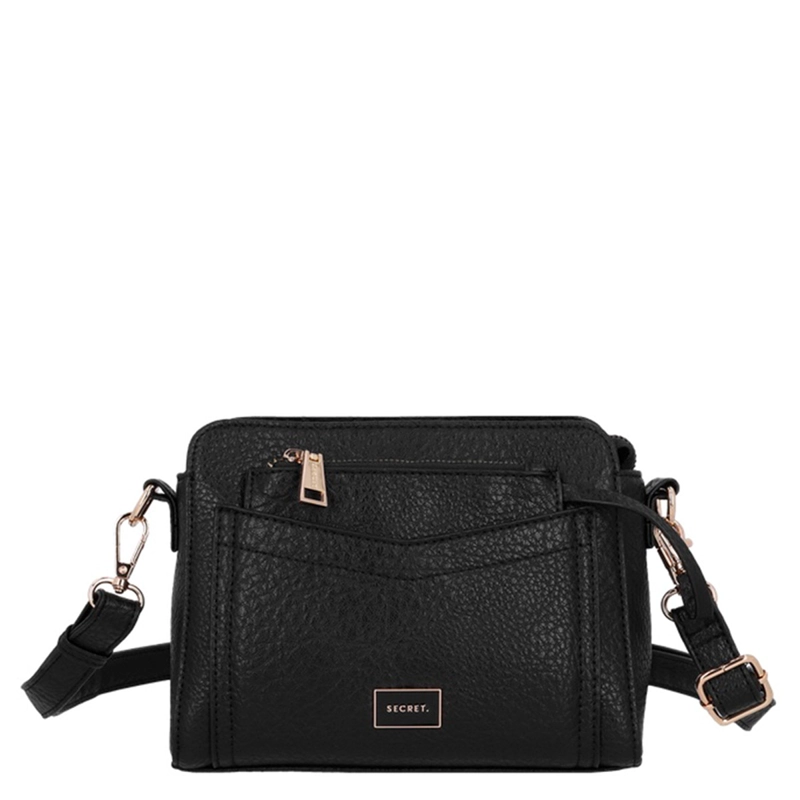 CARTERA BANDOLERA SECRET EDESSA NEGRO  - 1