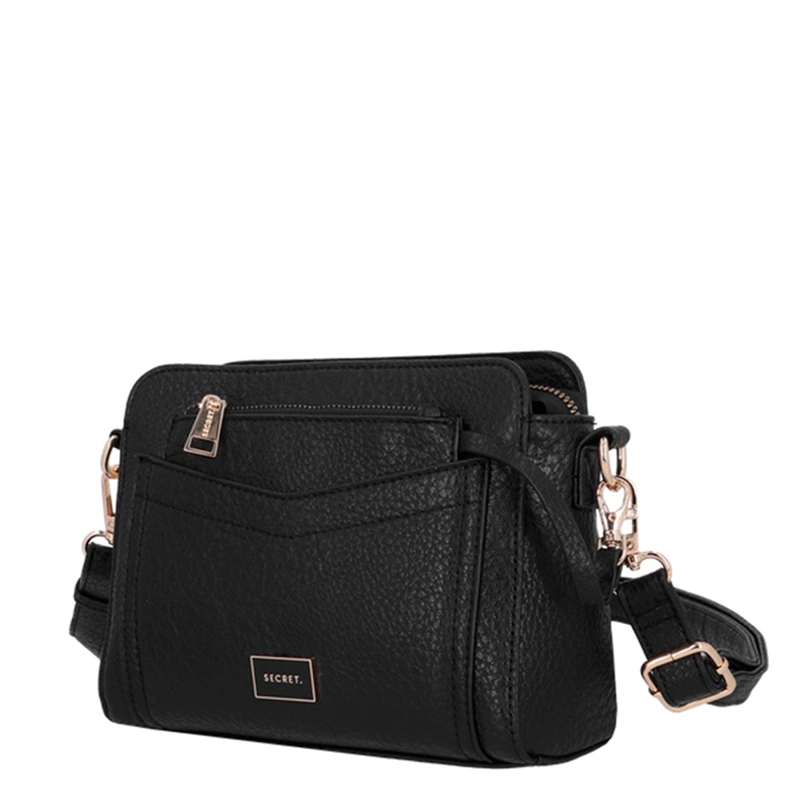CARTERA BANDOLERA SECRET EDESSA NEGRO  - 2