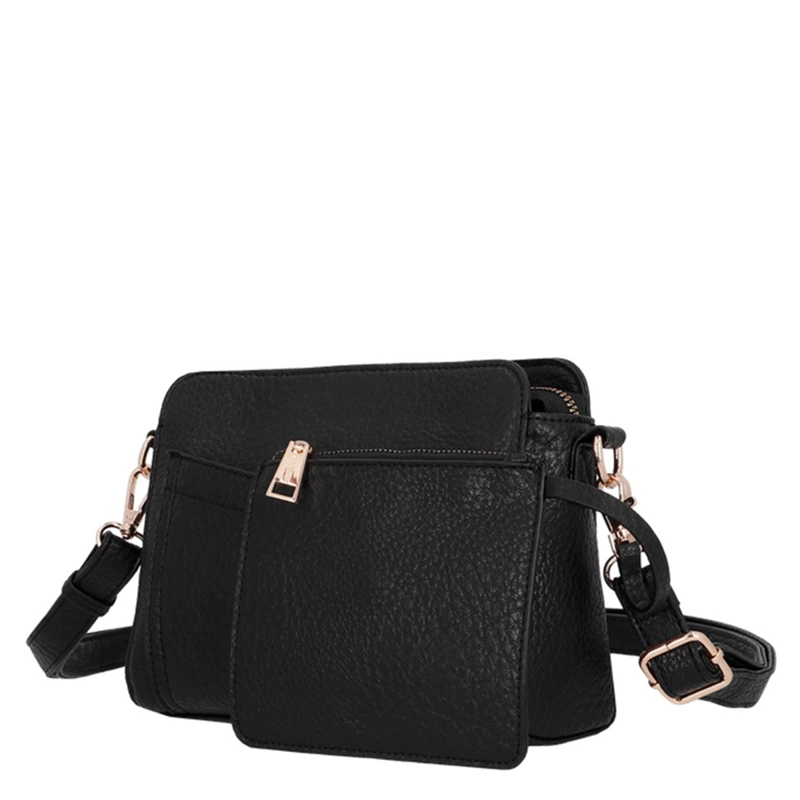 CARTERA BANDOLERA SECRET EDESSA NEGRO  - 3