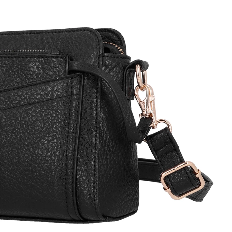CARTERA BANDOLERA SECRET EDESSA NEGRO  - 6