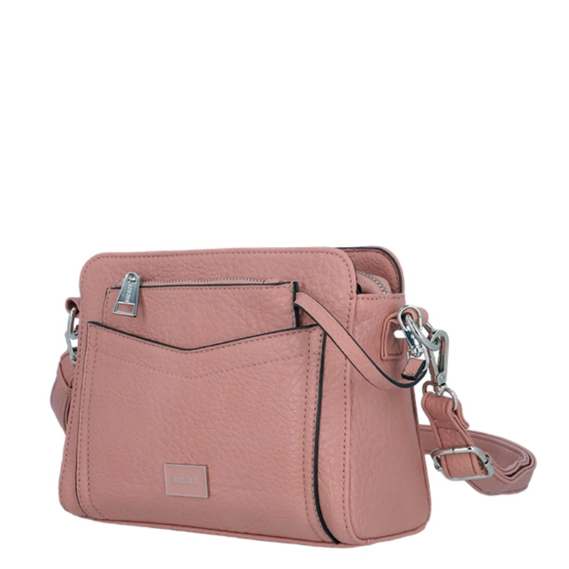 CARTERA BANDOLERA SECRET EDESSA ROSADO  - 2