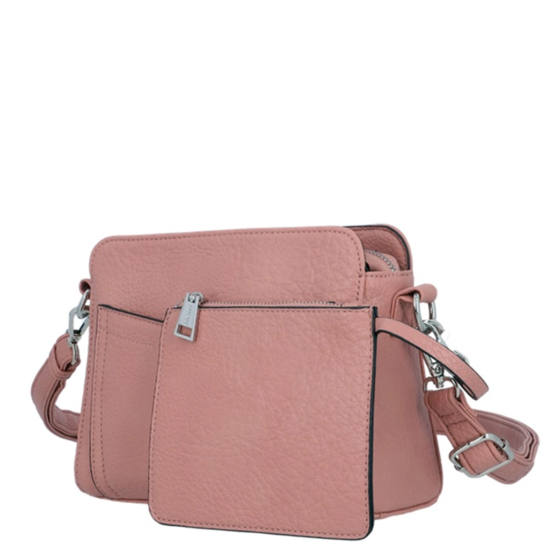 CARTERA BANDOLERA SECRET EDESSA ROSADO  - 3