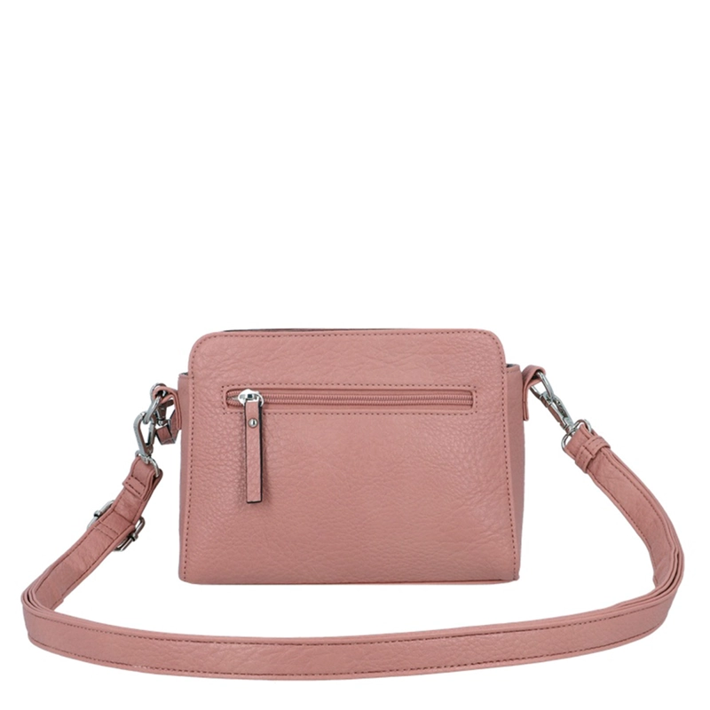 CARTERA BANDOLERA SECRET EDESSA ROSADO  - 4