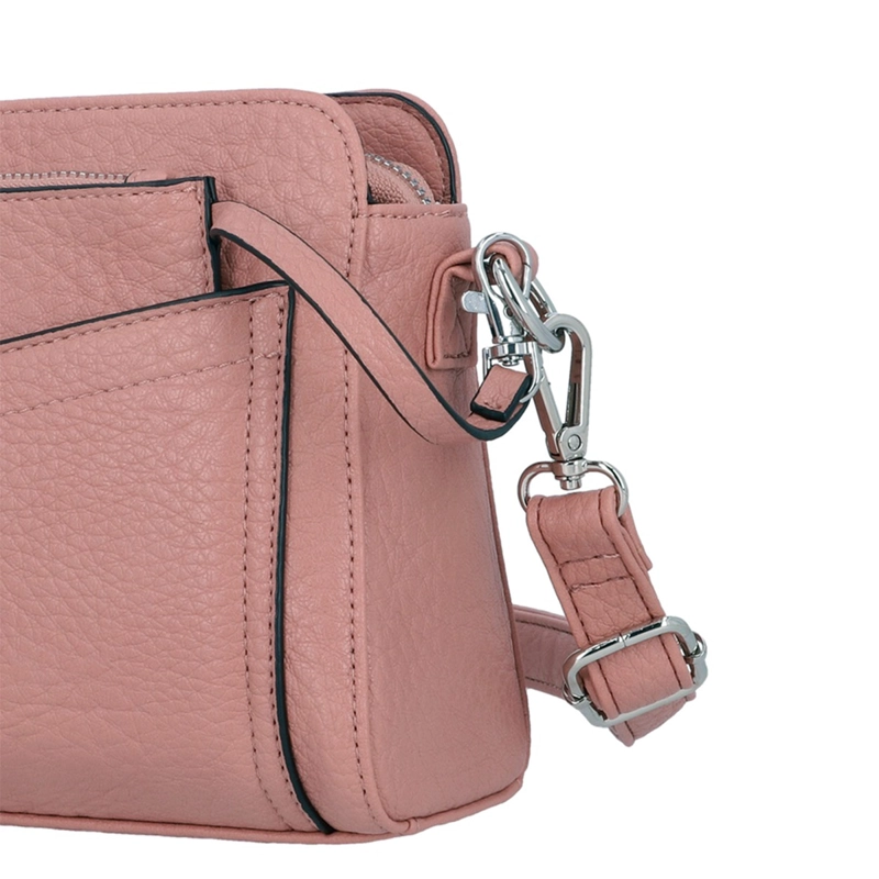 CARTERA BANDOLERA SECRET EDESSA ROSADO  - 6
