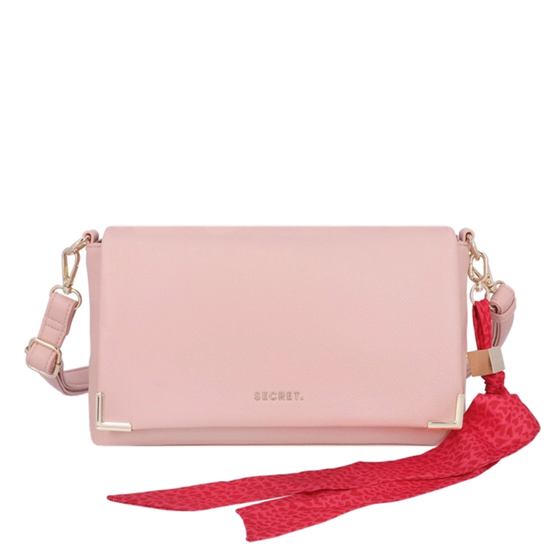 CARTERA BANDOLERA SECRET MOTHER ROSADO  - 1