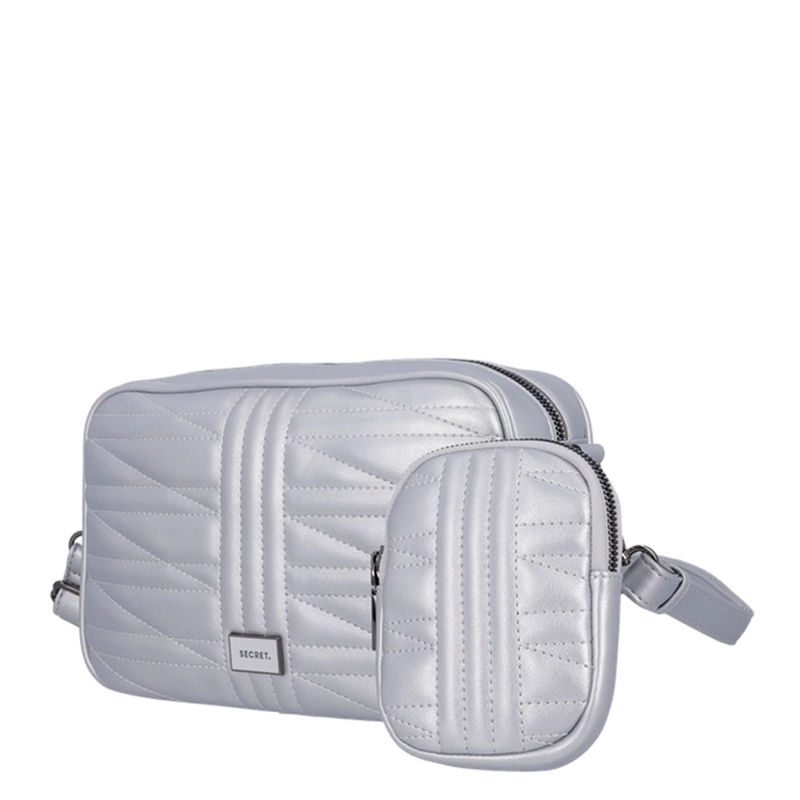 CARTERA BANDOLERA SECRET NUUK PLATEADO  - 2
