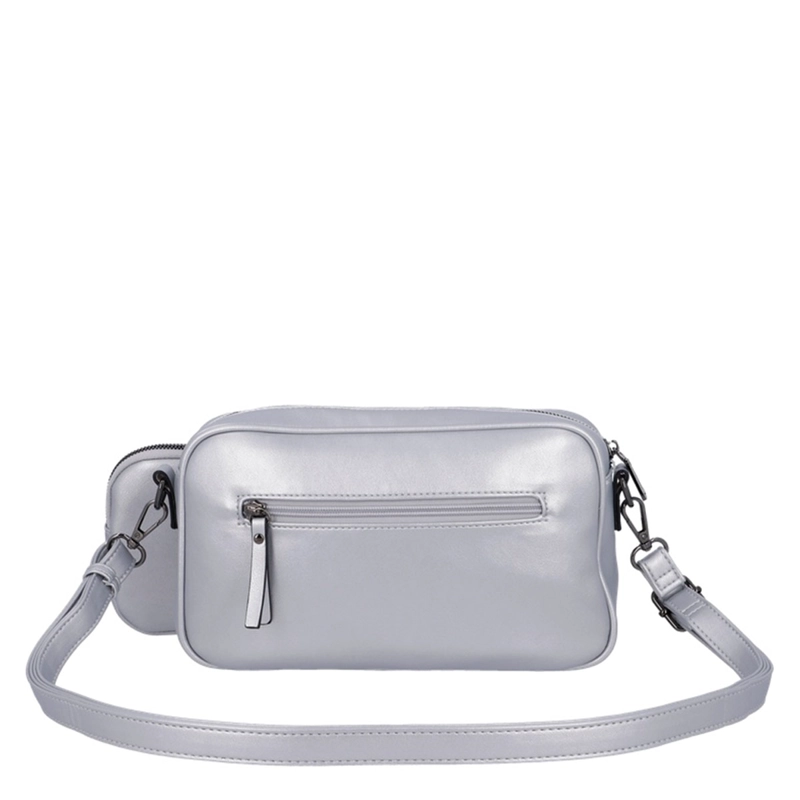 CARTERA BANDOLERA SECRET NUUK PLATEADO  - 3