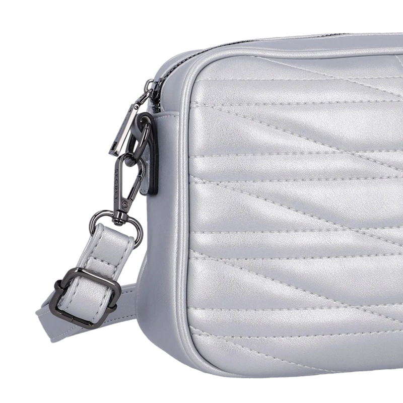 CARTERA BANDOLERA SECRET NUUK PLATEADO  - 5