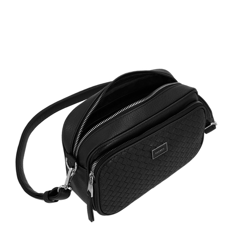 CARTERA BANDOLERA SECRET OVIEDO NEGRO  - 4