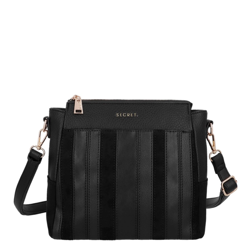 CARTERA BANDOLERA SECRET PRETORIA NEGRO  - 1