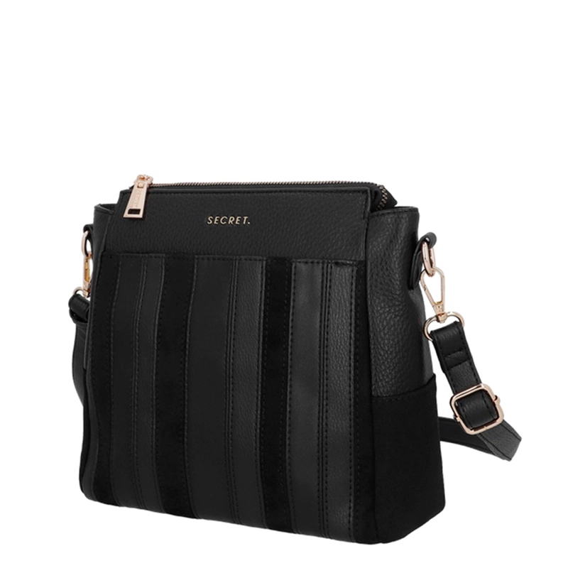 CARTERA BANDOLERA SECRET PRETORIA NEGRO  - 2