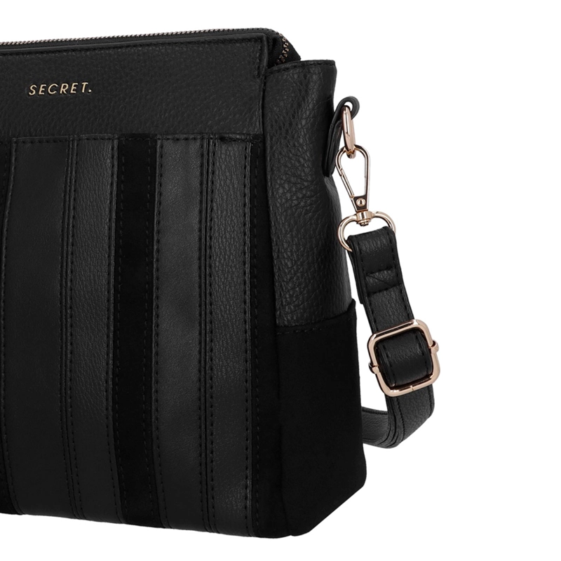 CARTERA BANDOLERA SECRET PRETORIA NEGRO  - 5