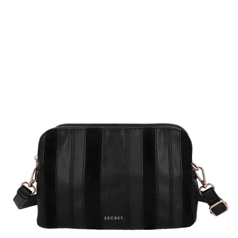 CARTERA BANDOLERA SECRET PRETORIA NEGRO  - 1