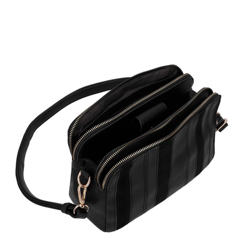 CARTERA BANDOLERA SECRET PRETORIA NEGRO  - 4