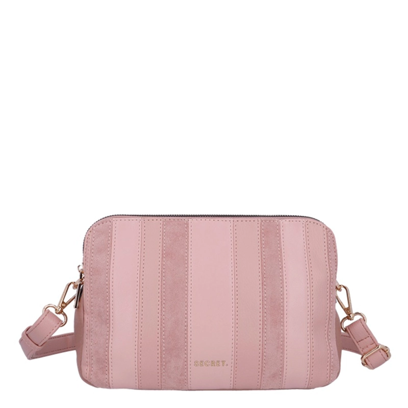 CARTERA BANDOLERA SECRET PRETORIA ROSADO  - 1