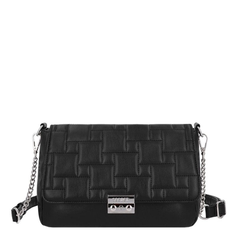 CARTERA BANDOLERA SECRET TAVETA NEGRO  - 1