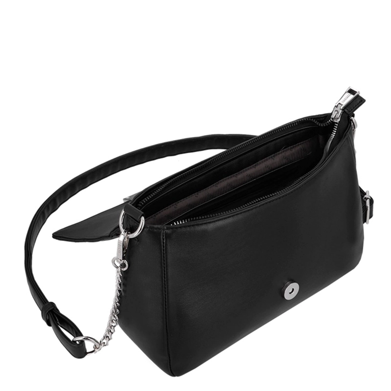 CARTERA BANDOLERA SECRET TAVETA NEGRO  - 4