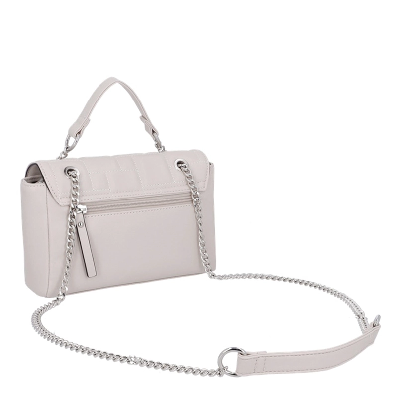 CARTERA BANDOLERA SECRET TAVETA BEIGE  - 4