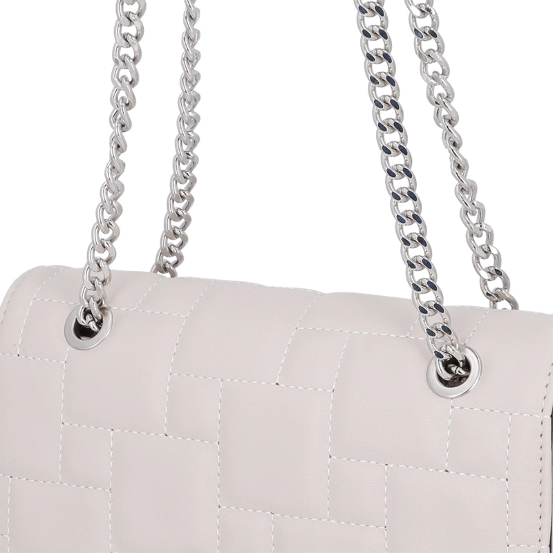 CARTERA BANDOLERA SECRET TAVETA BEIGE  - 6