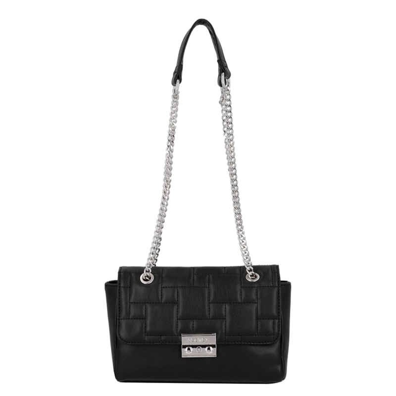 CARTERA BANDOLERA SECRET TAVETA NEGRO  - 1