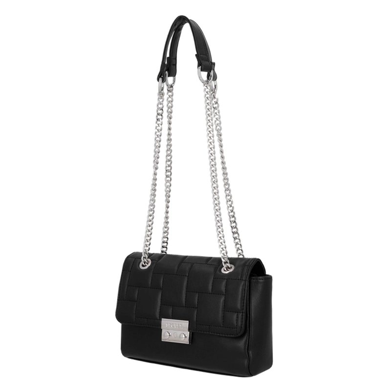 CARTERA BANDOLERA SECRET TAVETA NEGRO  - 2