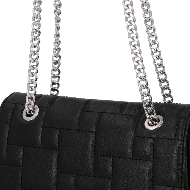 CARTERA BANDOLERA SECRET TAVETA NEGRO  - 6