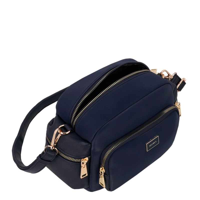 CARTERA BANDOLERA SECRET TRENTO AZUL  - 4