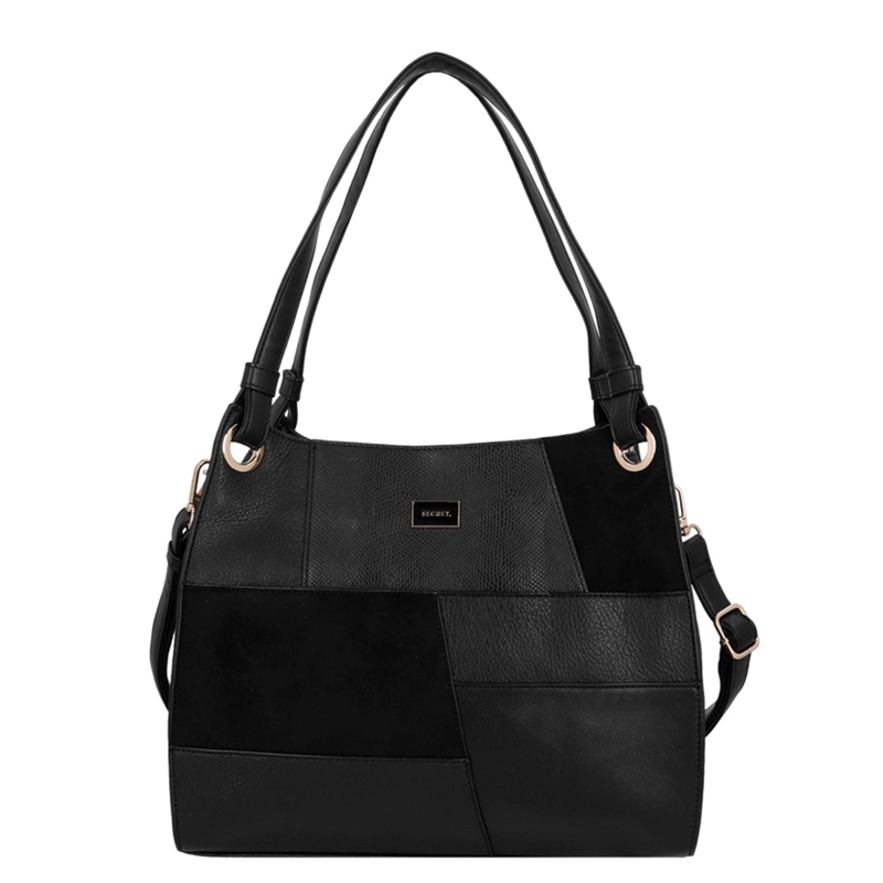  CARTERA DE HOMBRO SECRET CRACOVIA NEGRO  - 1