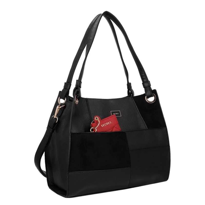  CARTERA DE HOMBRO SECRET CRACOVIA NEGRO  - 2