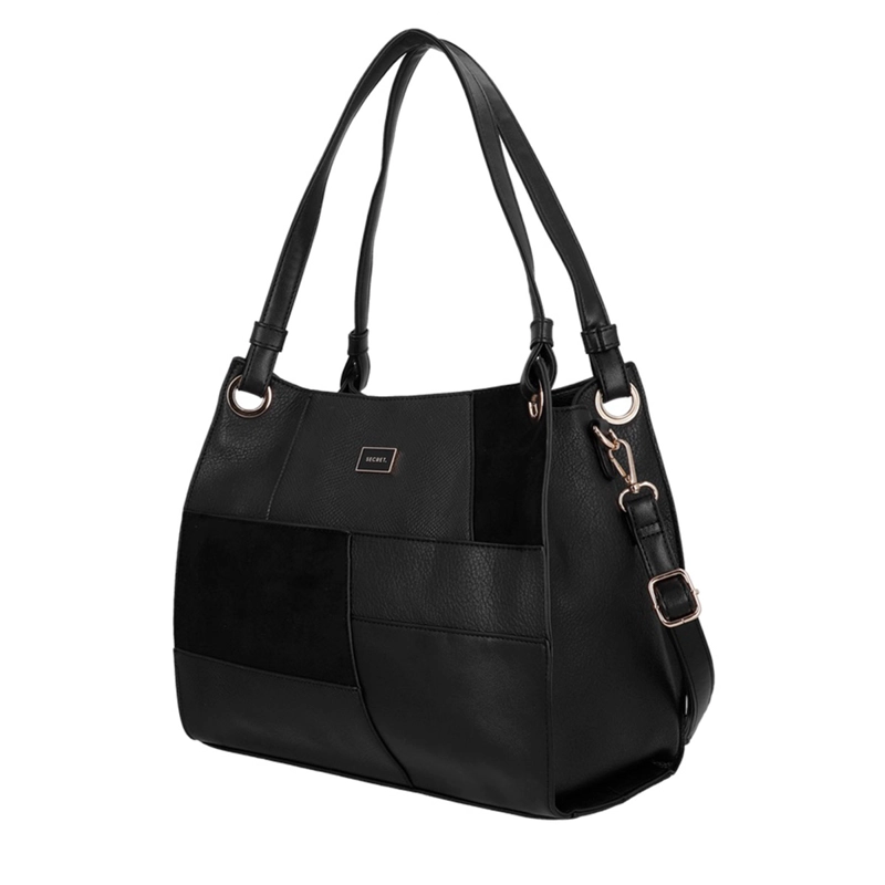  CARTERA DE HOMBRO SECRET CRACOVIA NEGRO  - 3