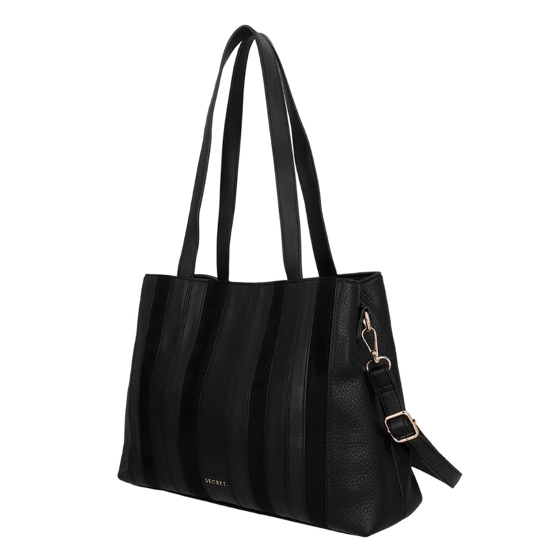  CARTERA DE HOMBRO SECRET PRETORIA NEGRO  - 2