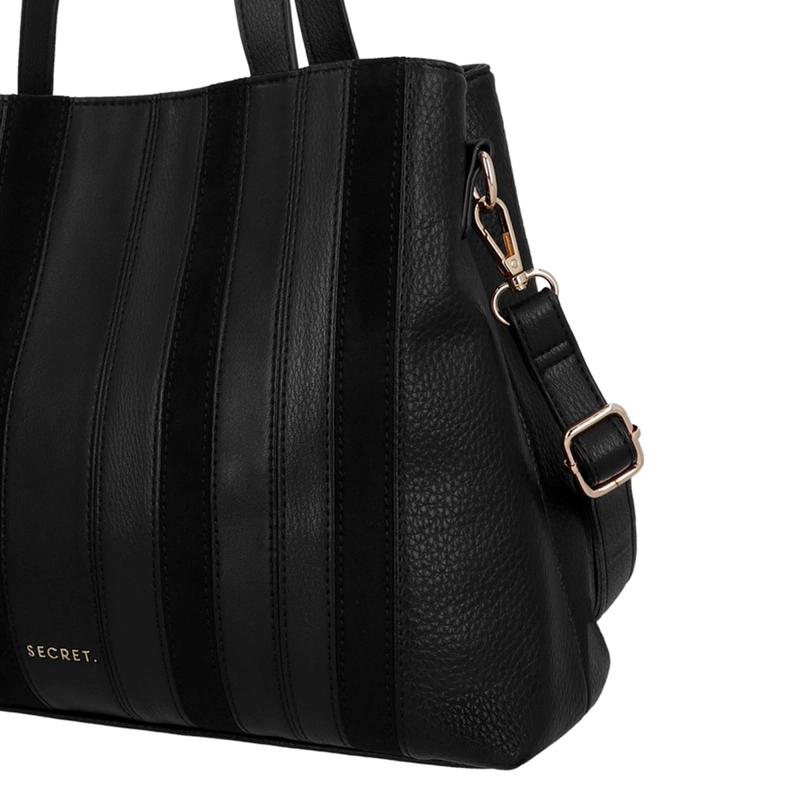  CARTERA DE HOMBRO SECRET PRETORIA NEGRO  - 5