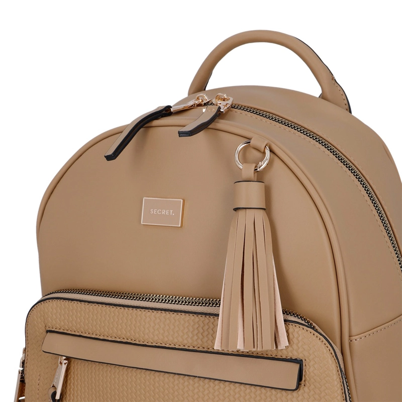  MOCHILA SECRET AKRANESS  BEIGE  - 6