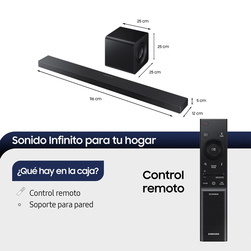 SOUNDBAR BLUETOOTH SAMSUNG HW-QS700F/ZS 3.1.2 - 3