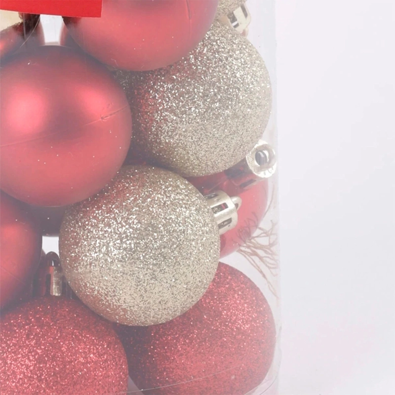 SET X35 ADORNOS NAVIDEÑO RIPLEY HOME 4 CM ROJO/DORADO - 2