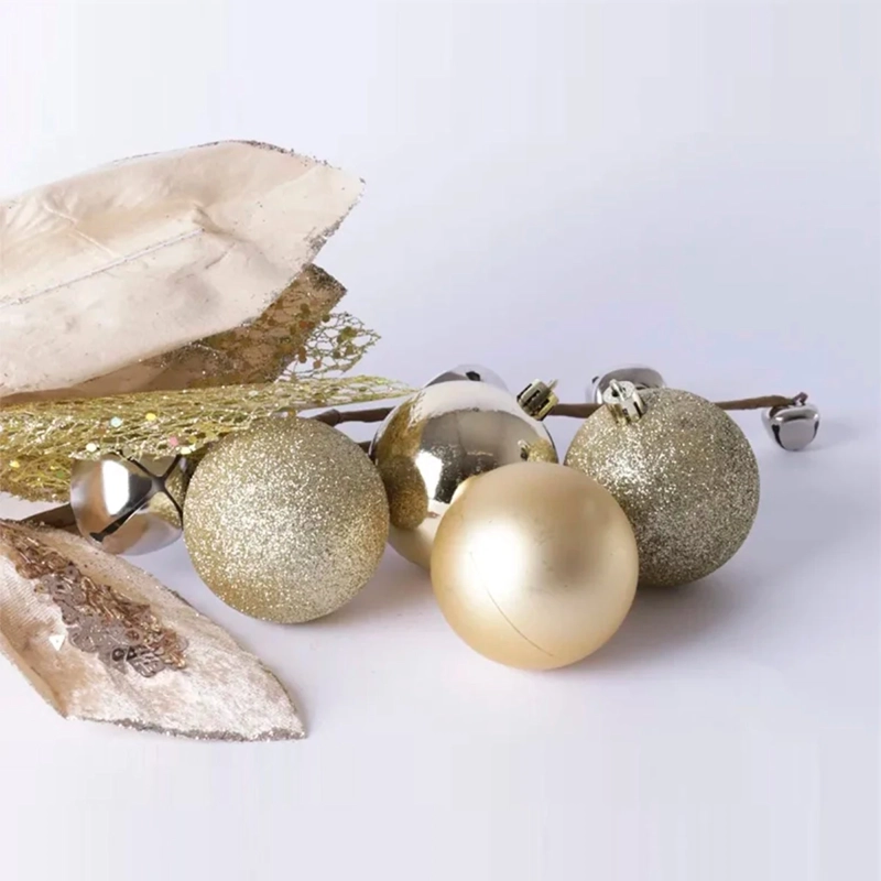 SET X50 ADORNOS NAVIDEÑO RIPLEY HOME 6 CM DORADO - 2