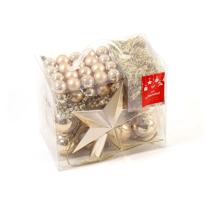 SET X60 ADORNOS NAVIDEÑO RIPLEY HOME ESFERAS Y ESTRELLA - 7