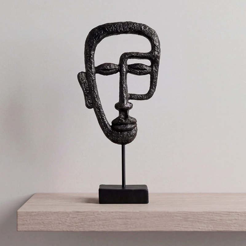 FIGURA DECORATIVA RIPLEY HOME CARA NEGRA