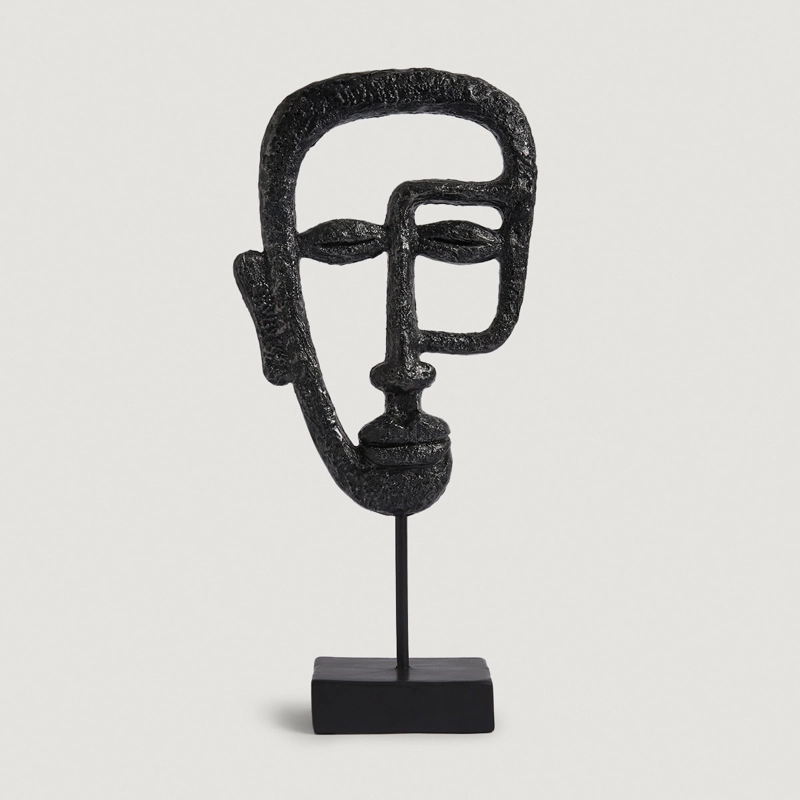 FIGURA DECORATIVA RIPLEY HOME CARA NEGRA  - 2