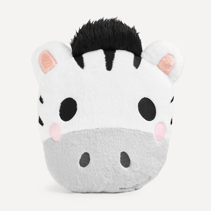 COJÍN RIPLEY HOME ZEBRA 38X42 CM BLANCO - 1