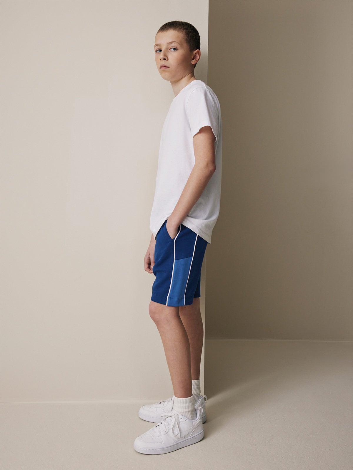 SHORT NIÑO NEXT ALGODÓN  - 1