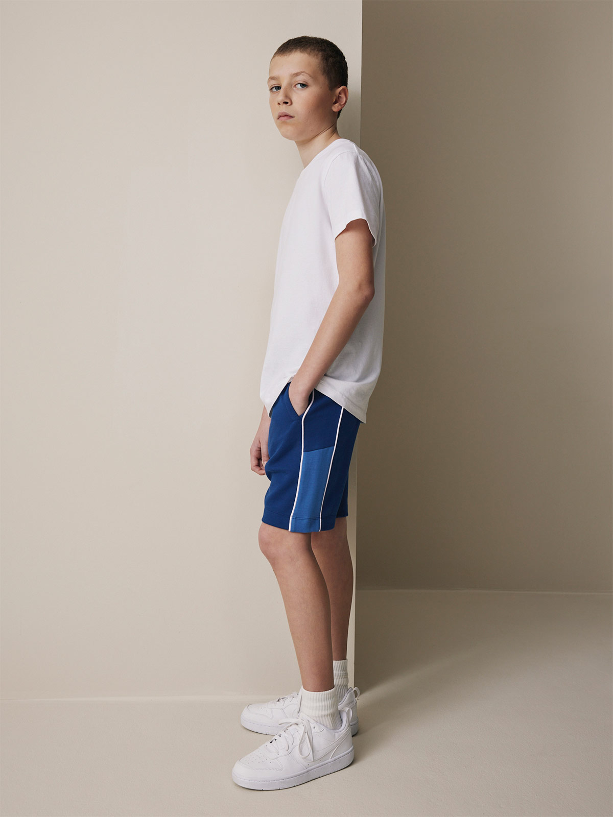 SHORT NIÑO NEXT ALGODÓN  - 1