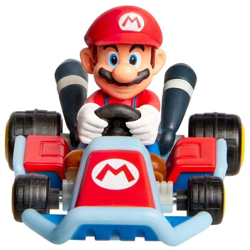AUTO DE JUGUETE NINTENDO SÚPER MARIO KART RACERS - MODELO ALEATORIO - 1