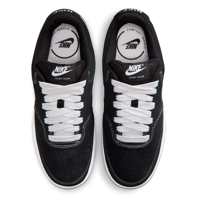 ZAPATILLAS MUJER NIKE URBANO NEGRO COURT VISION LOW - 4