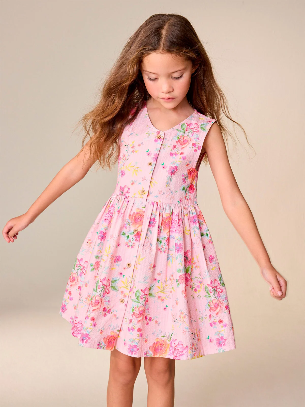 VESTIDO NIÑA NEXT ALGODÓN - 1