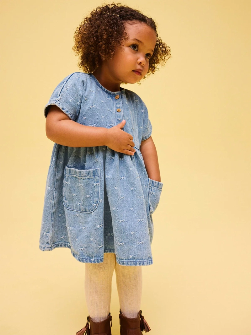 VESTIDO NIÑA NEXT DENIM - 1