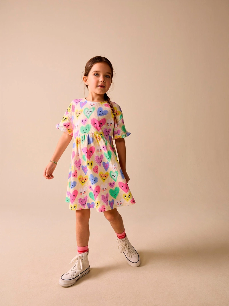VESTIDO NIÑA NEXT ALGODÓN  - 1
