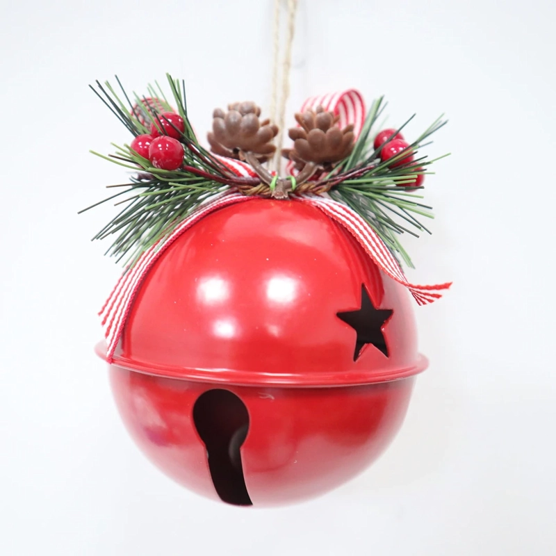 ADORNO NAVIDEÑO RIPLEY HOME TRADITIONAL XMAS CASCABEL ROJO - 2
