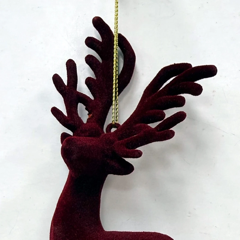 ADORNO NAVIDEÑO RIPLEY HOME WINE ROSE RENO VELVET   - 3